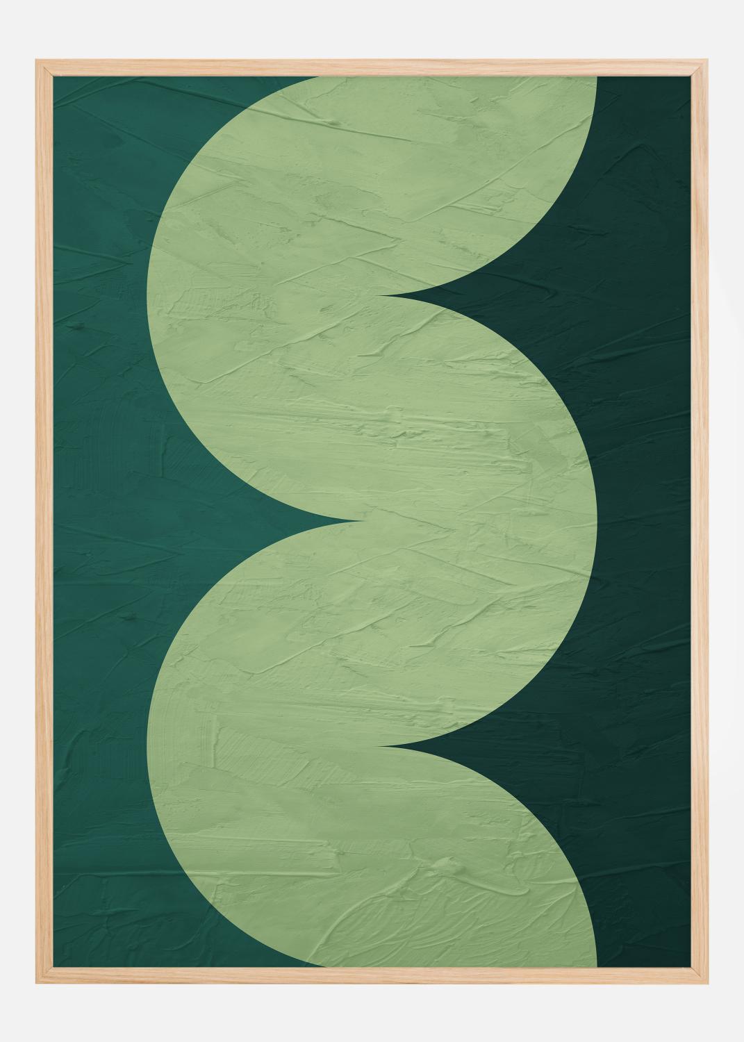 Product Image for Green Circles Poster (21x29.7 cm (A4))