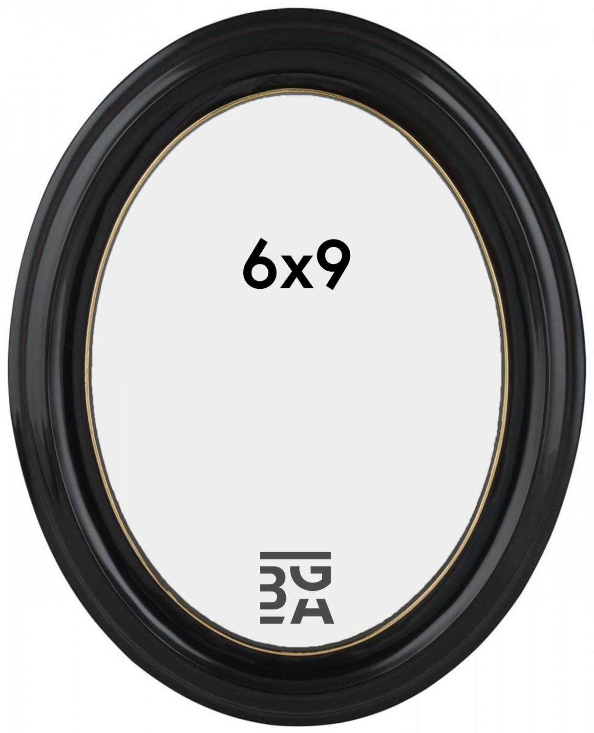 Product Image for Eiri Mozart Ovaal Zwart 6x9 cm