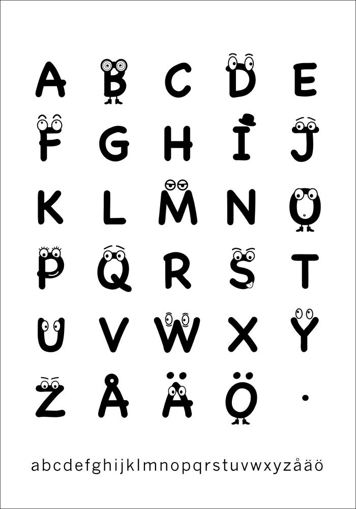 Bildverkstad ABC B&W Poster