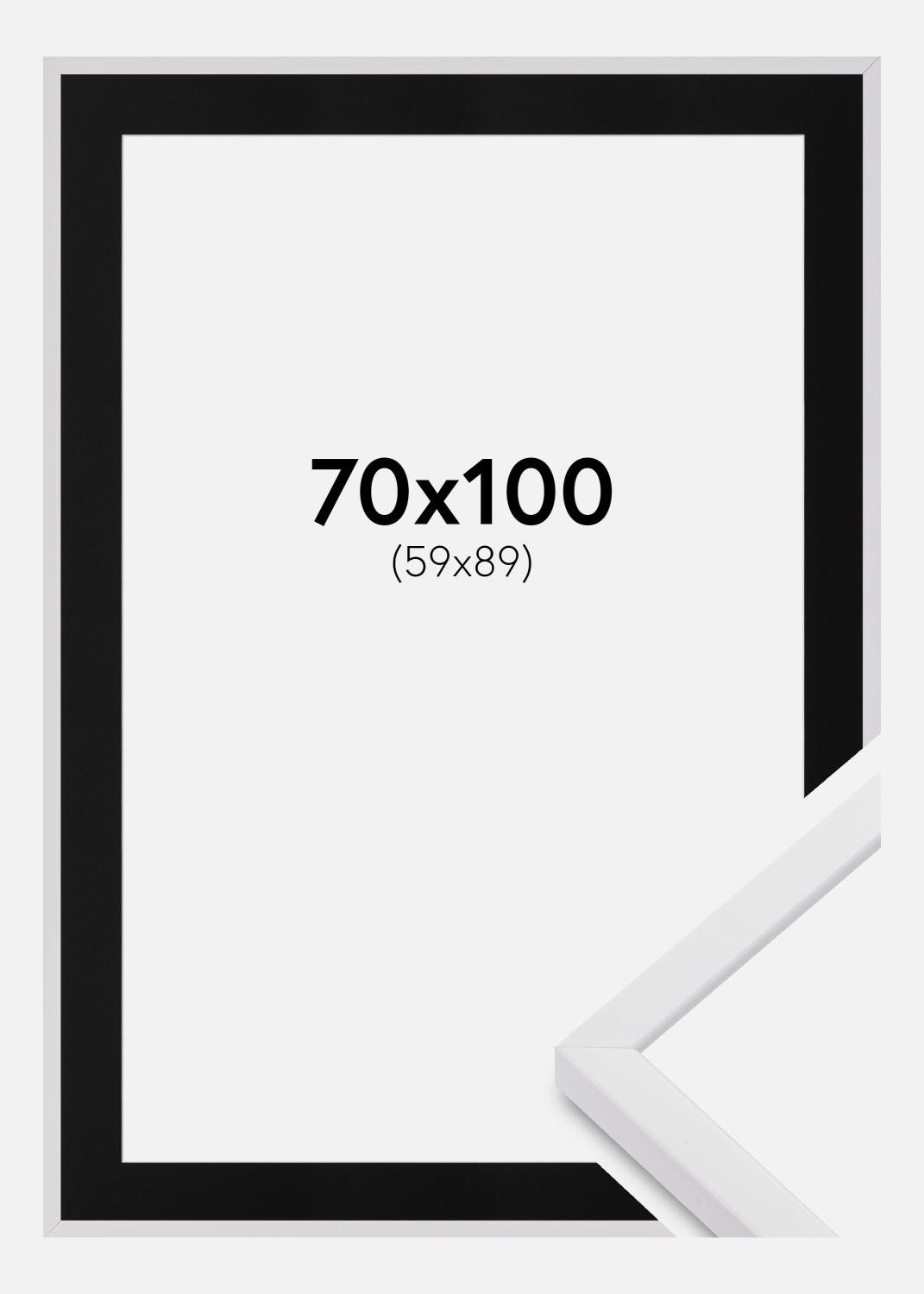 Product Image for Fotolijst E-Line Wide Wit 70x100 cm - Passe-partout Zwart 60x90 cm