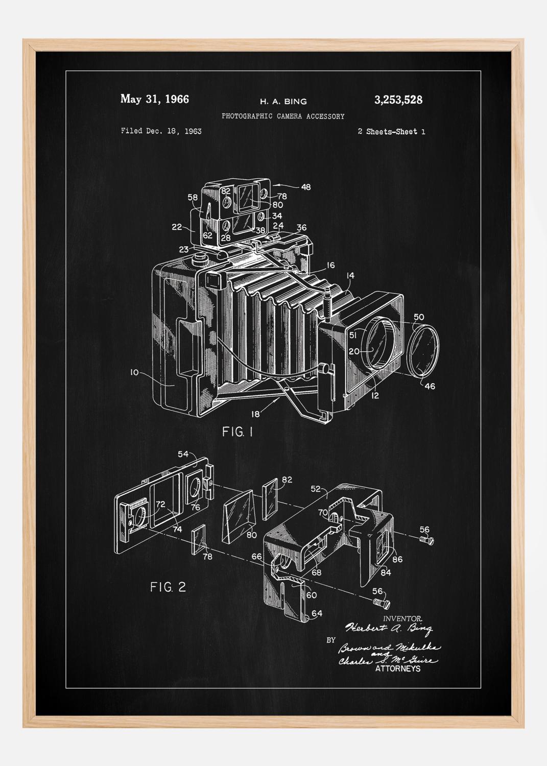 Product Image for Patent Print - Photographic Camera - Black Poster (21x29.7 cm (A4))