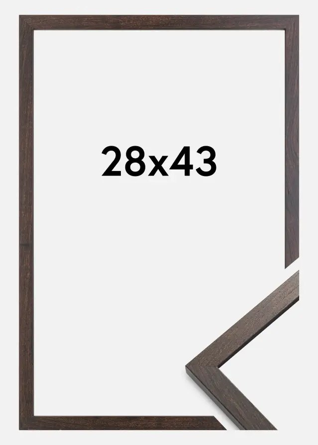 Artlink Factory I Fotolijst Trendy Acrylglas Walnoot 28x43 cm