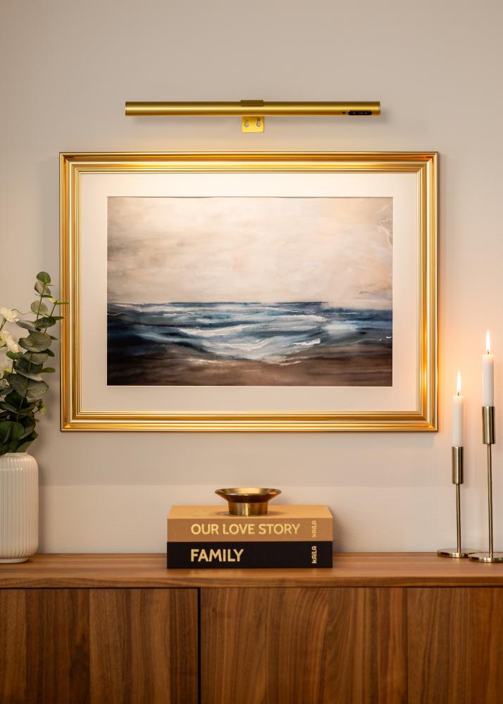 KAILA KAILA Halo Batterijgevoede Schilderijverlichting 50 cm - Goud