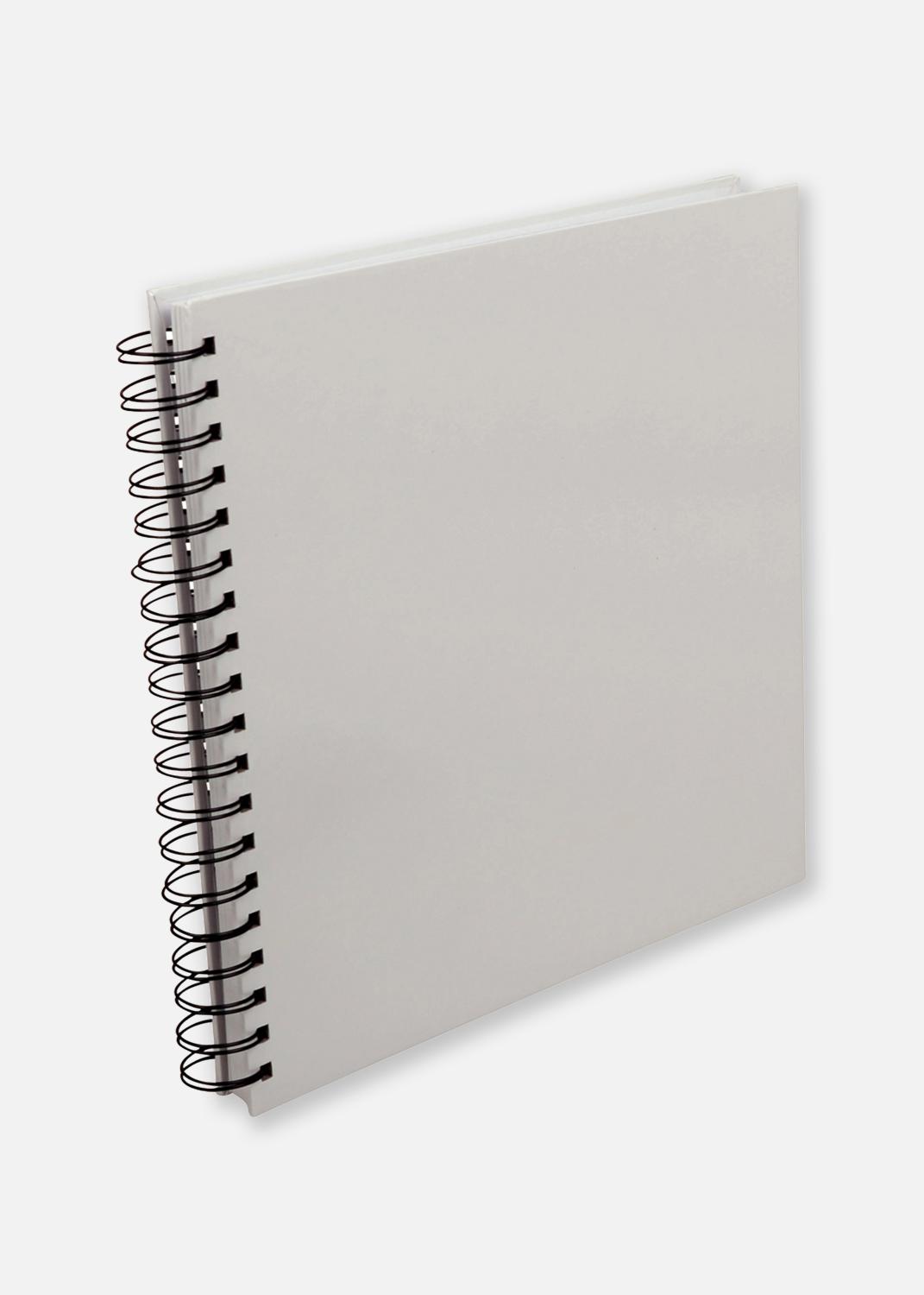 Product Image for Vierkant Spiraalfotoalbum Wit - 25x25 cm (80 Wit zijden / 40 bladen)