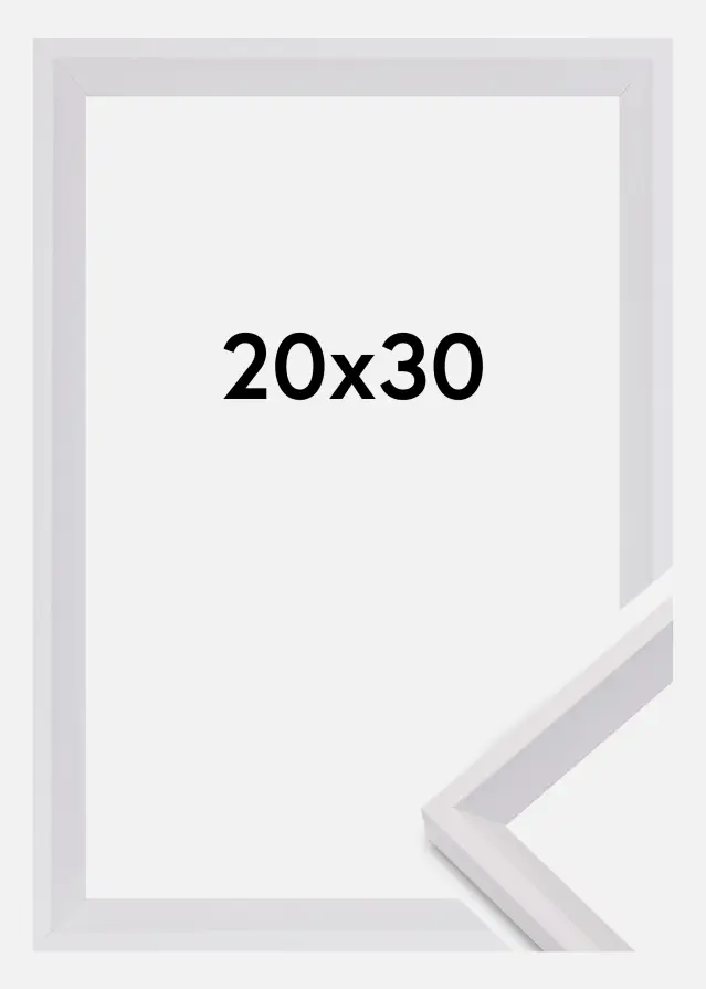 Galleri 1 Fotolijst Globe Acrylglas Wit 20x30 cm