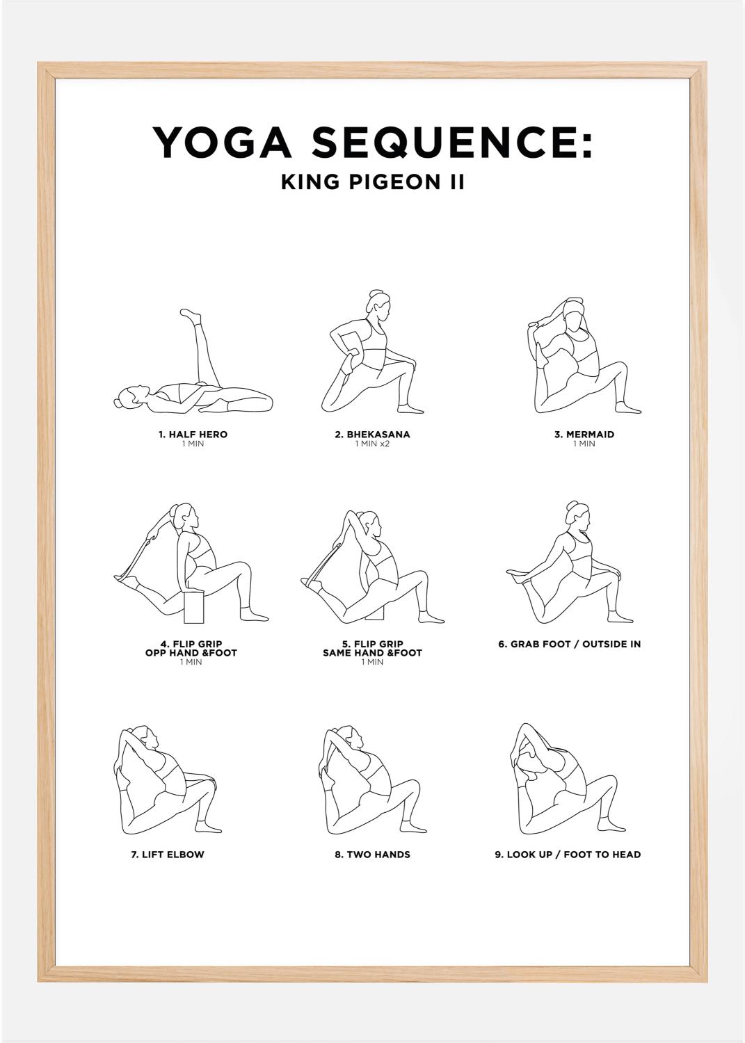 Product Image for King Pigeon II - White Poster (30x40 cm)