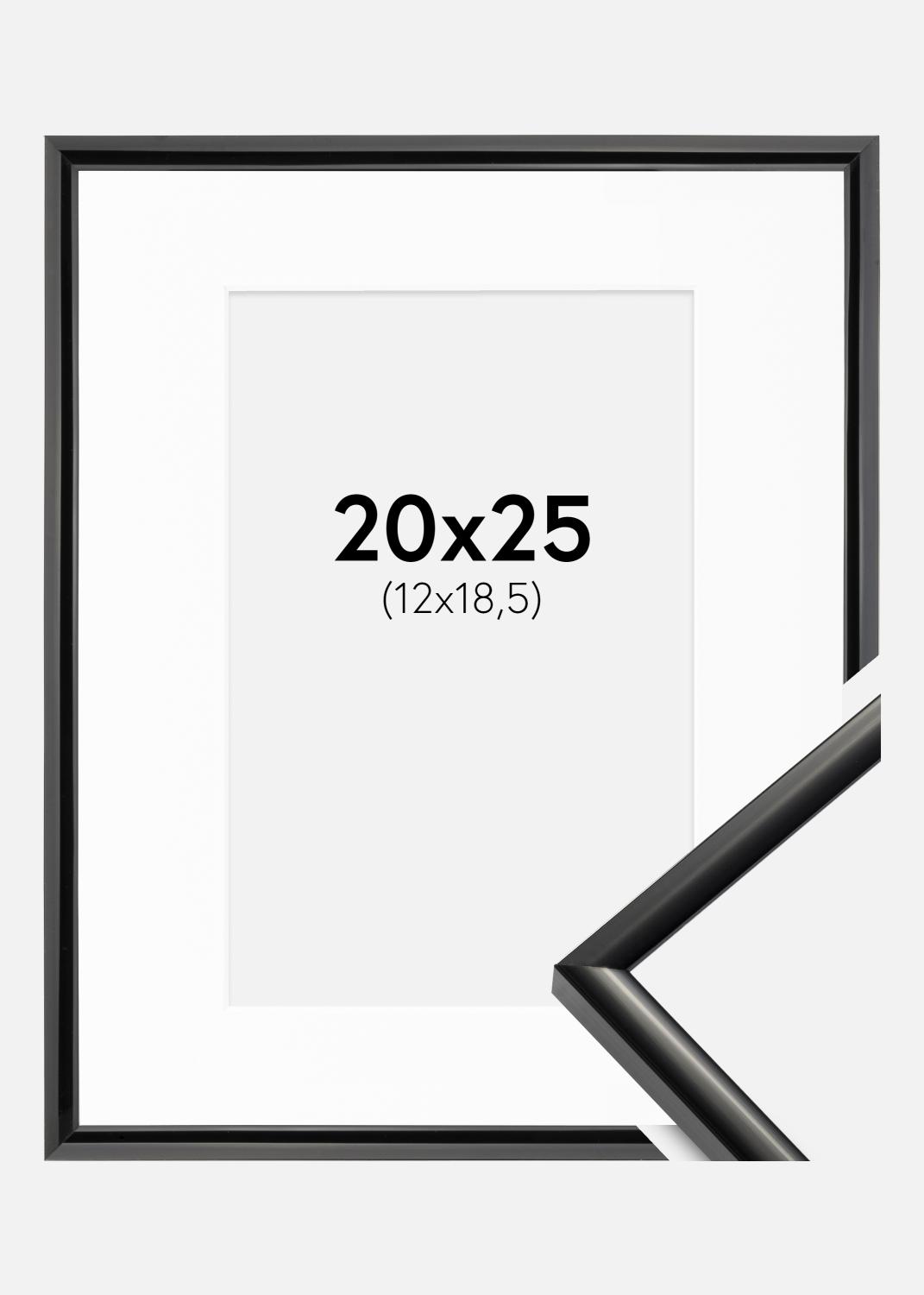 Product Image for Fotolijst New Lifestyle Zwart 20x25 cm - Passe-partout Wit 13x19,5 cm