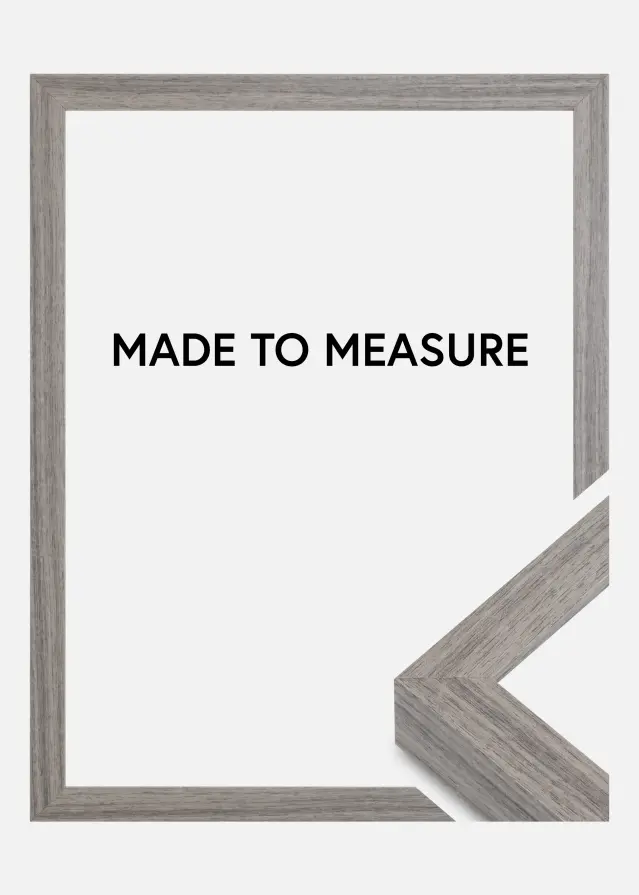 Ramverkstad Fotolijst Wood Selection Grey II - Formaat naar keuze
