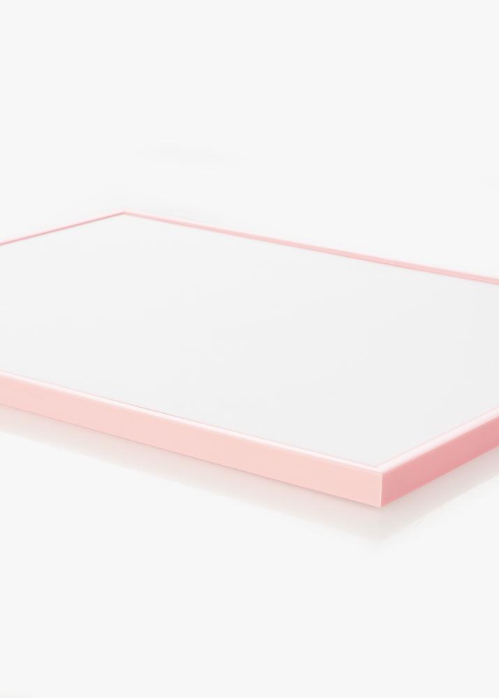 Ram med passepartou Fotolijst New Lifestyle Roze 30x40 cm - Passe-partout Wit 20x30 cm
