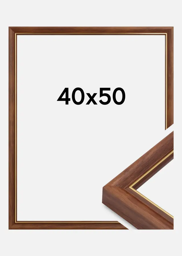 Jämtlands Ramfabrik Fotolijst Canterbury Acrylglas Bruin 40x50 cm
