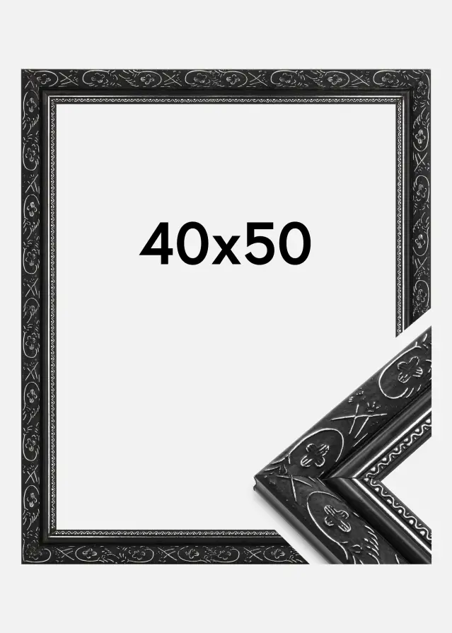 Walther Fotolijst Barok Zwart 40x50 cm