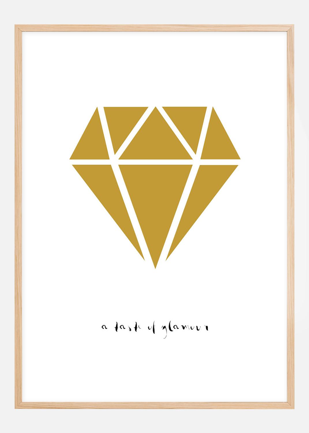 Product Image for Diamant - Goud Poster (30x40 cm)