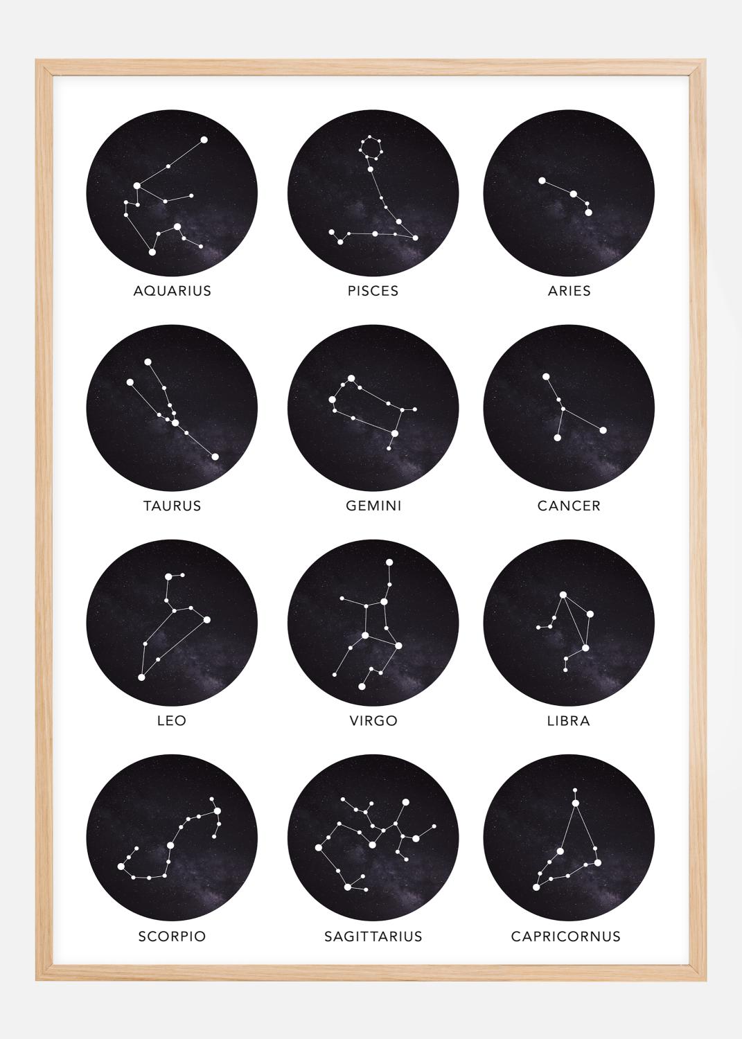 Product Image for Zodiac Signs Poster (21x29,7 cm (A4))