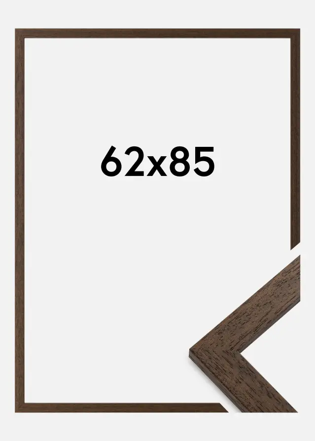 Galleri 1 Fotolijst Brown Wood Acrylglas 62x85 cm
