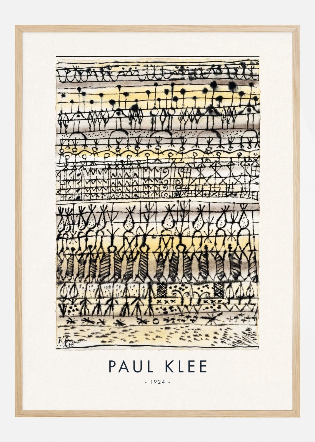Product Image for Paul Klee - Cooling in a hot zone garden 1924 Poster (50x70 cm)