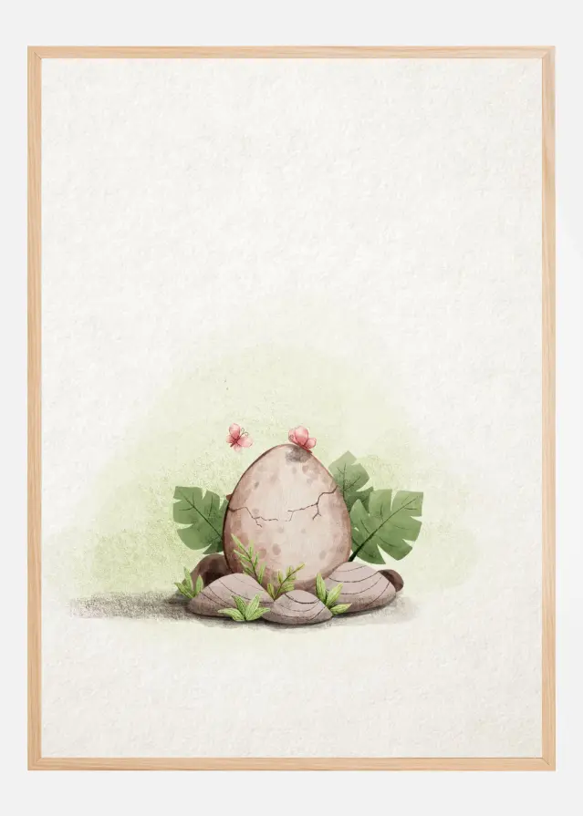 Bildverkstad Kawaii Dinosaur Poster