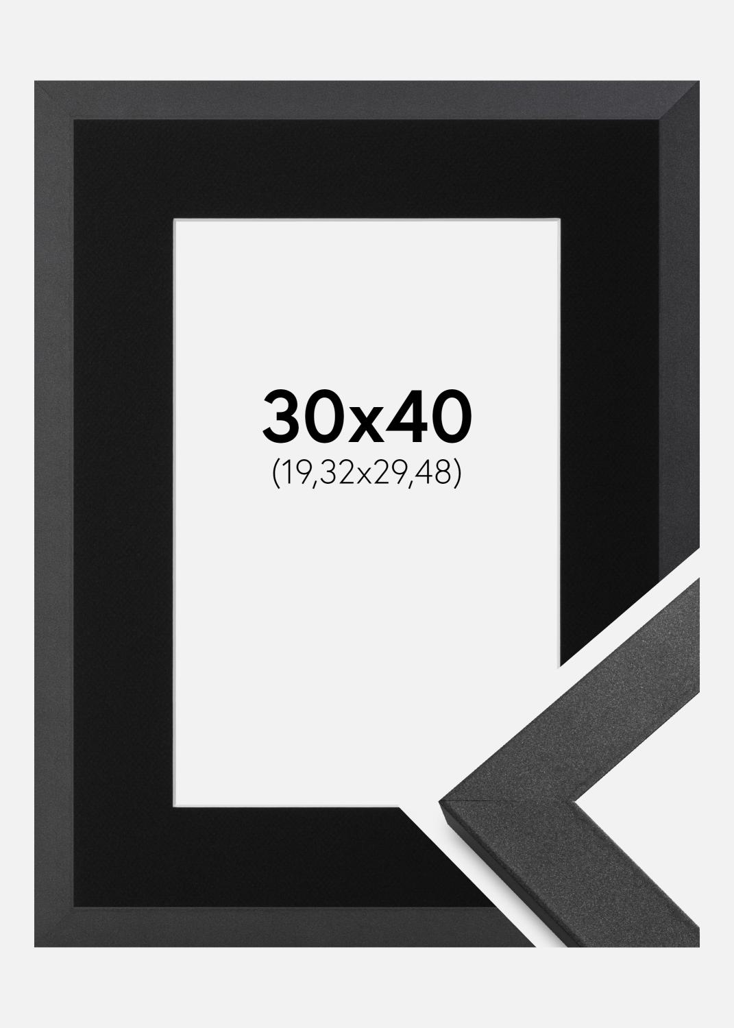 Product Image for Fotolijst Graphite Wood 30x40 cm - Passe-partout Zwart 8x12 inches