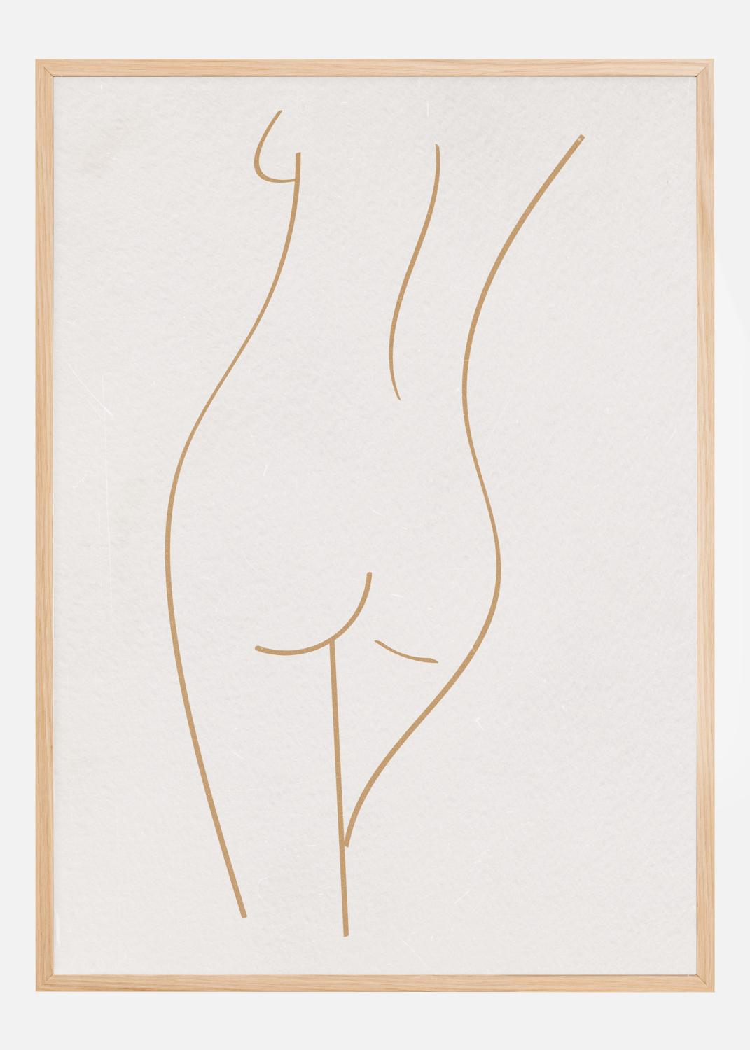 Product Image for Body Lines III Poster (21x29.7 cm (A4))