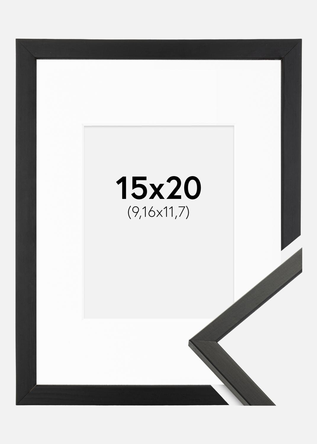 Product Image for Fotolijst Galant Zwart 15x20 cm - Passe-partout Wit 4x5 inches