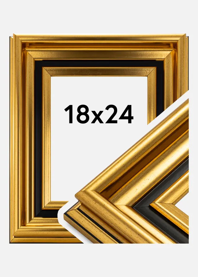 Ramverkstad Fotolijst Gysinge Premium Goud 18x24 cm
