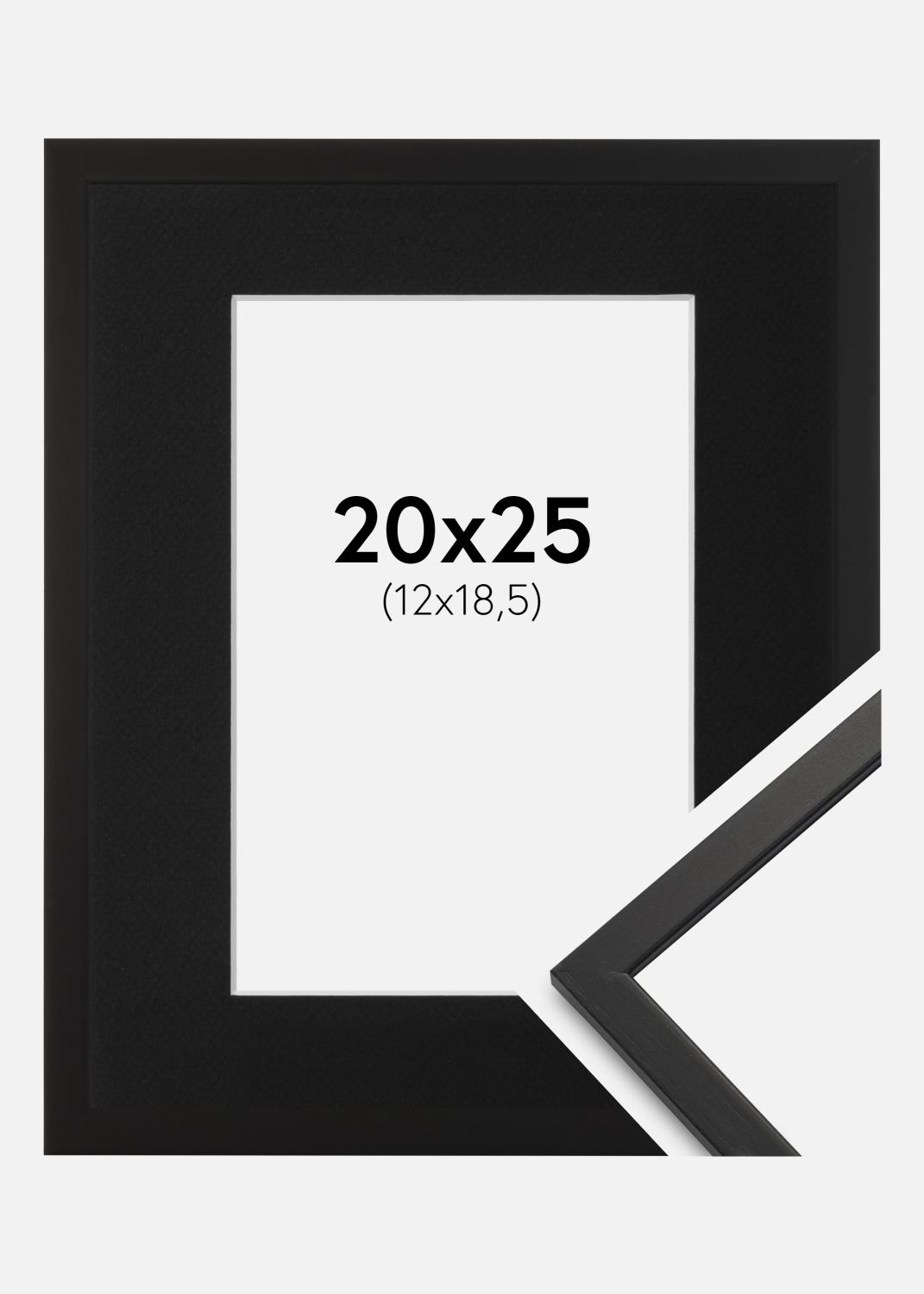 Product Image for Fotolijst Edsbyn Zwart 20x25 cm - Passe-partout Zwart 13x19,5 cm