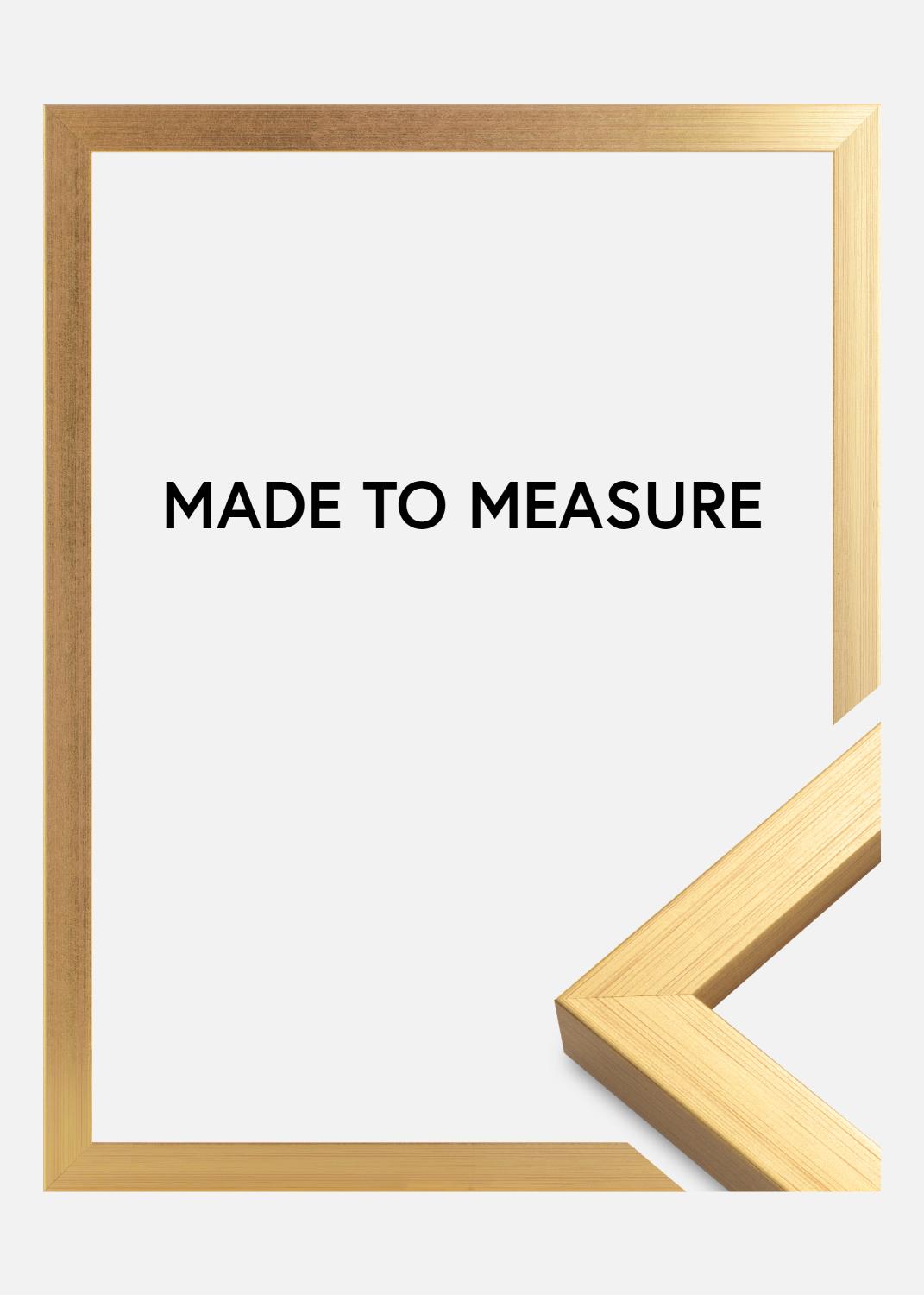 Product Image for Fotolijst Blocky Goud - Formaat naar keuze (Ontspiegeld glas)