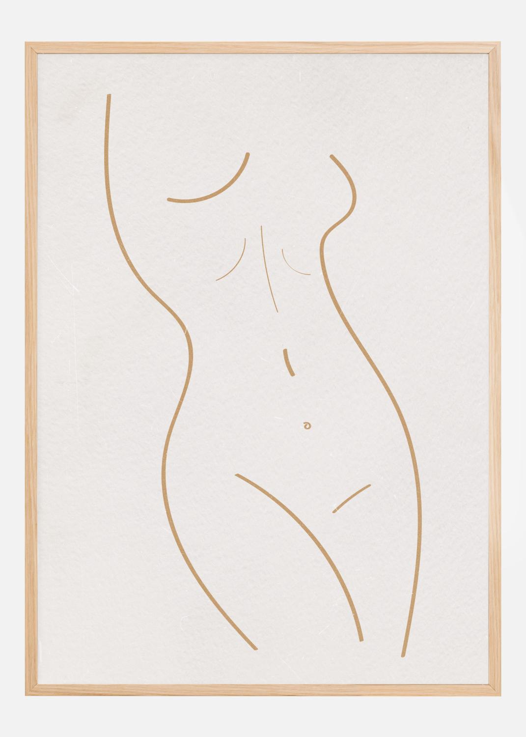 Product Image for Body Lines IV Poster (21x29.7 cm (A4))