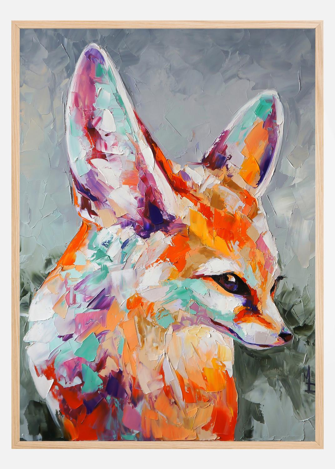 Product Image for Fox Painting Poster (21x29.7 cm (A4))