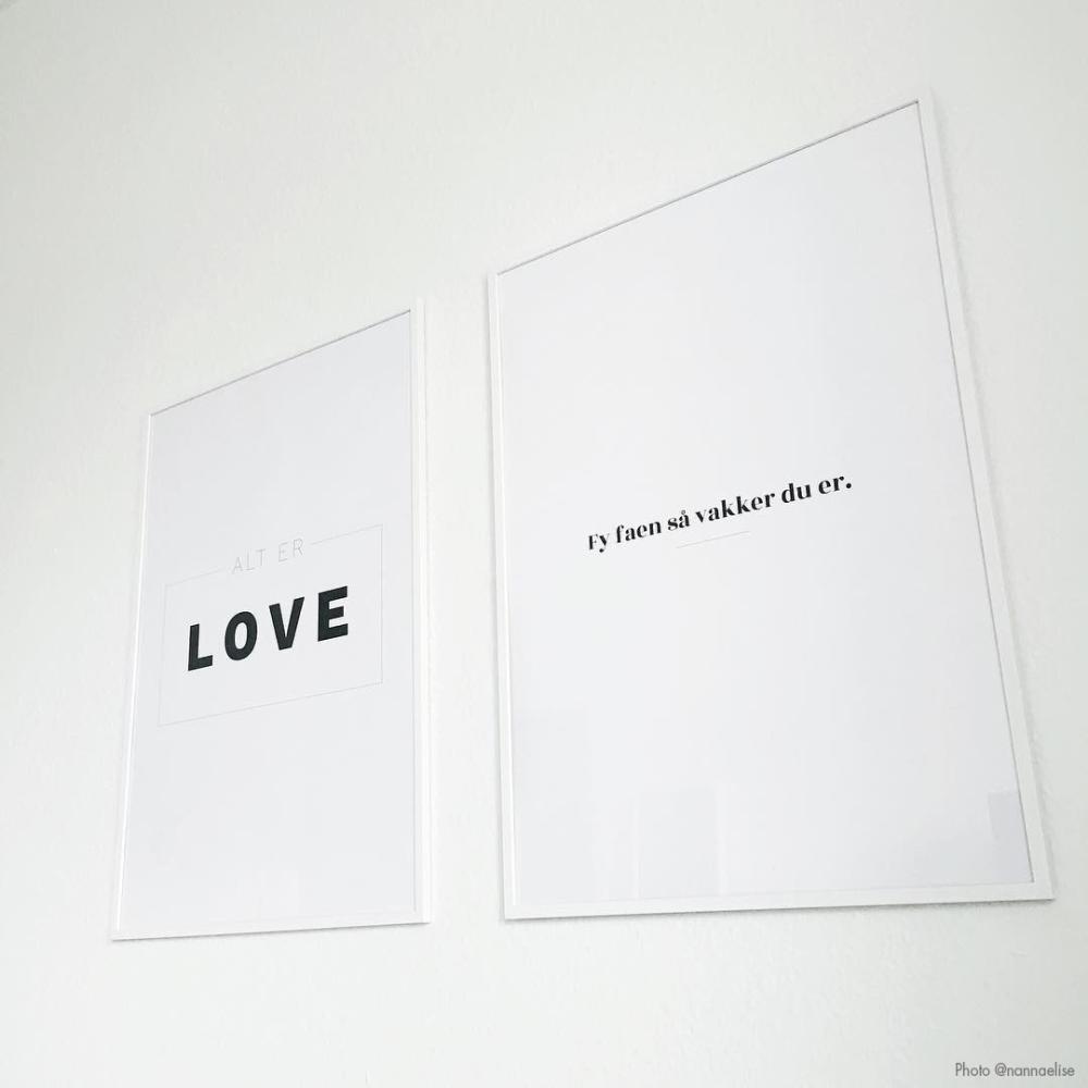 Bildverkstad Citaat - Skam - Alt er love - Wit