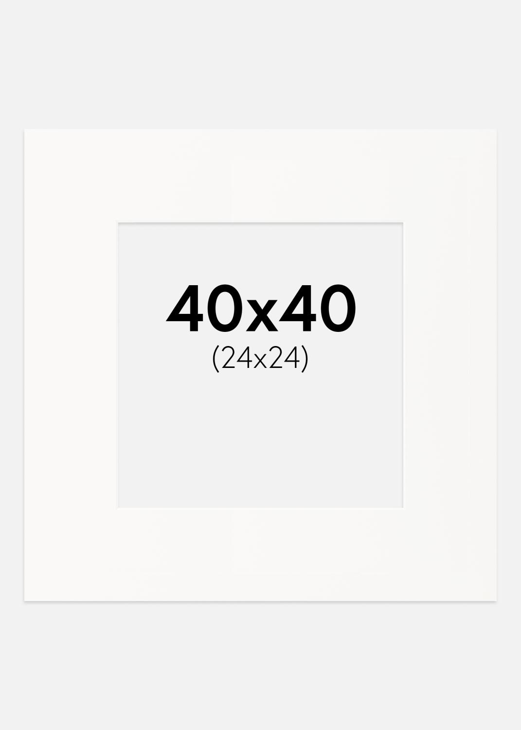 Product Image for Passe-Partout Off-white (Witte kern) 40x40 cm (24x24)
