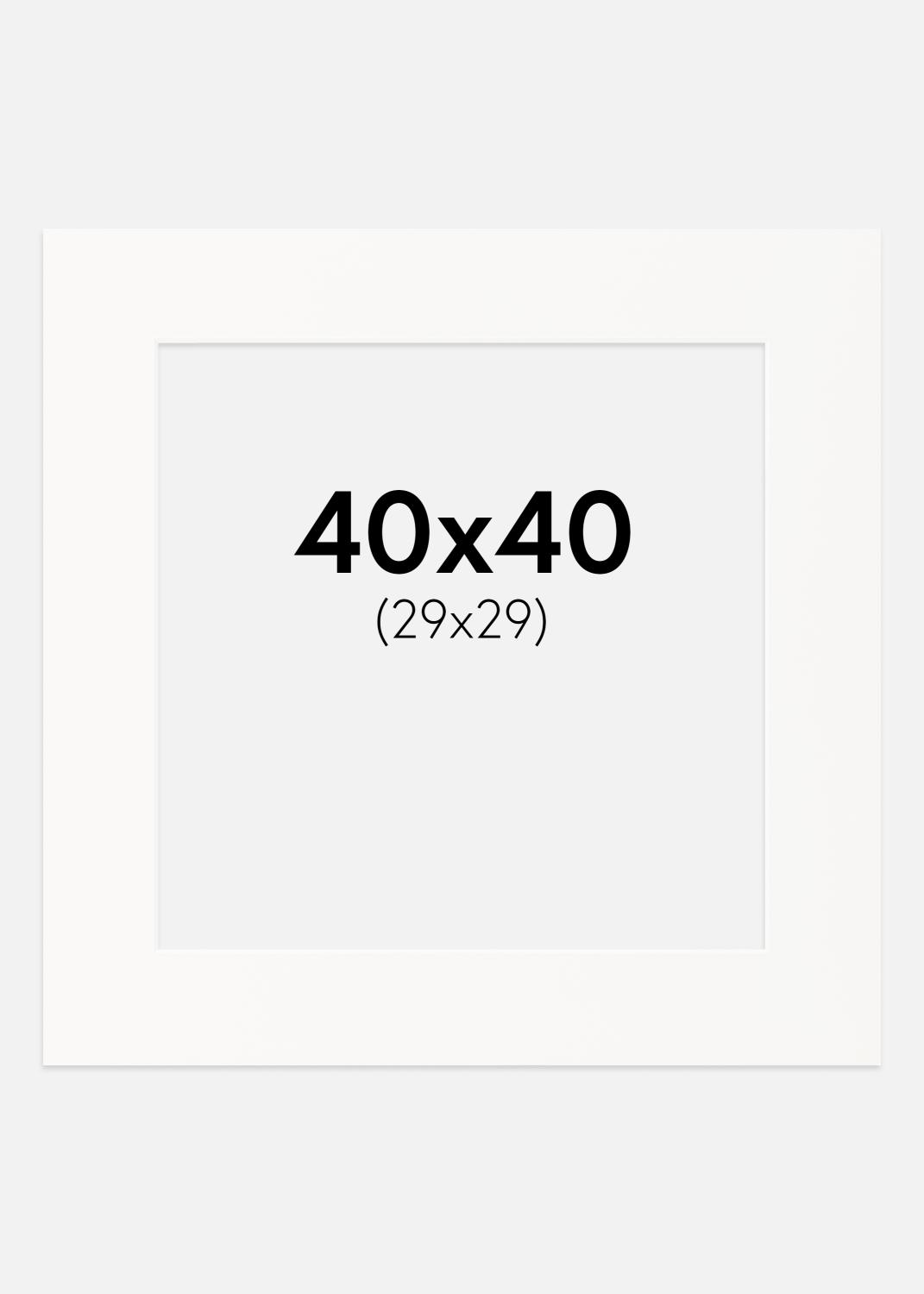 Product Image for Passe-Partout Off-white (Witte kern) 40x40 cm (29x29)