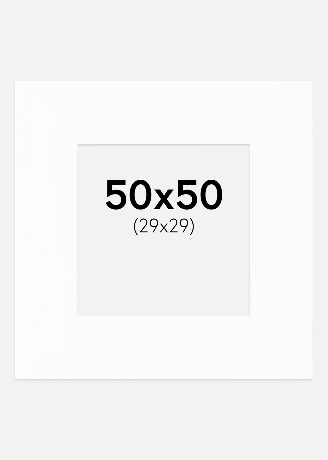 Product Image for Passe-partout XL Standaard Wit (Witte Kern) 50x50 cm (29x29)