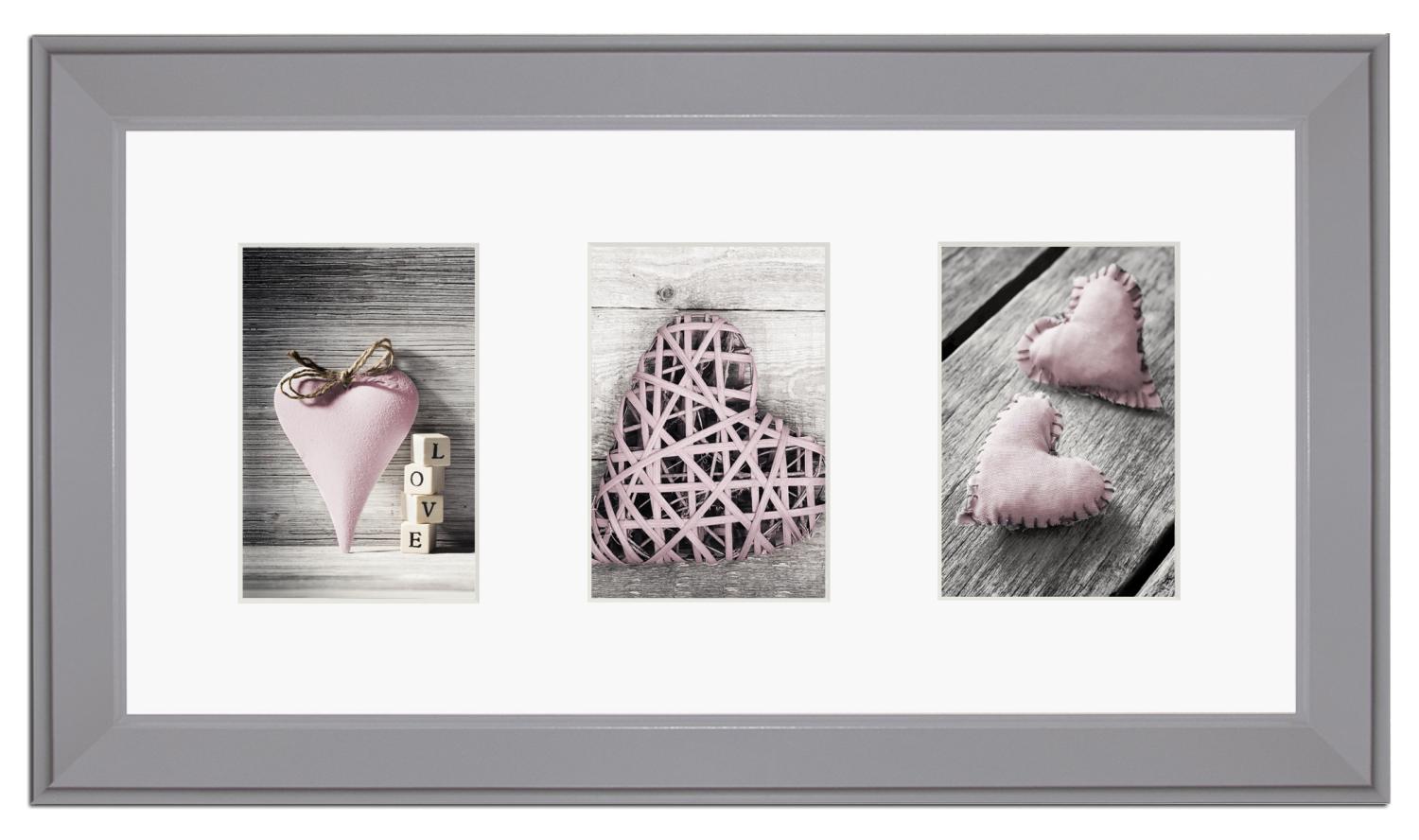 Product Image for Collagelijst Malmö Grijs AB - 3 Foto's (10x15 cm)