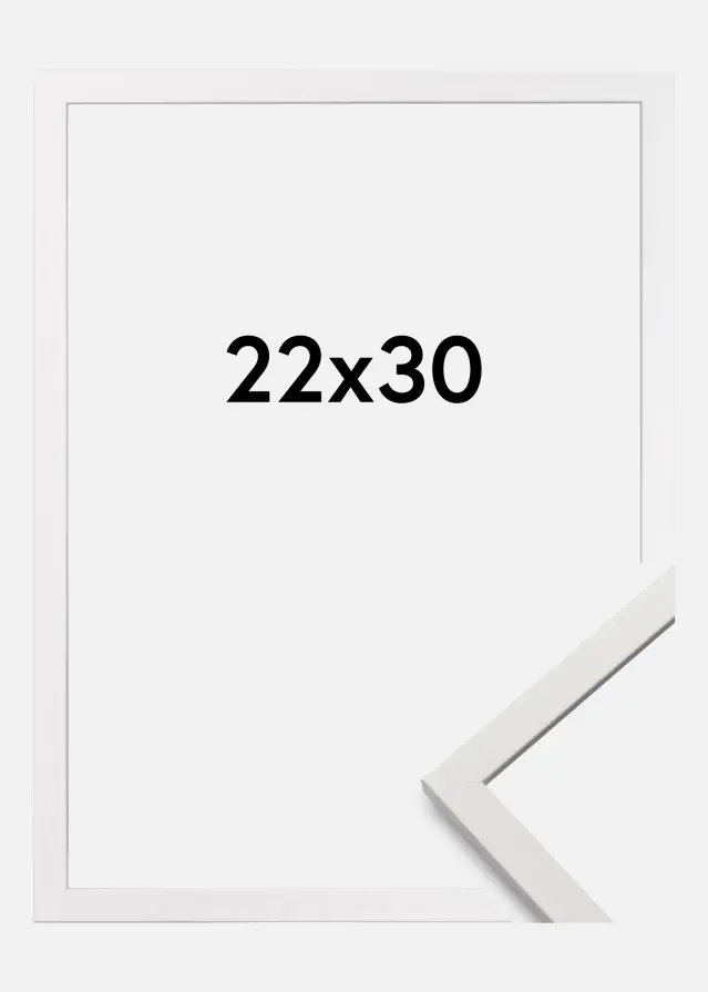 Galleri 1 Fotolijst Edsbyn Acrylglas Wit 22x30 cm