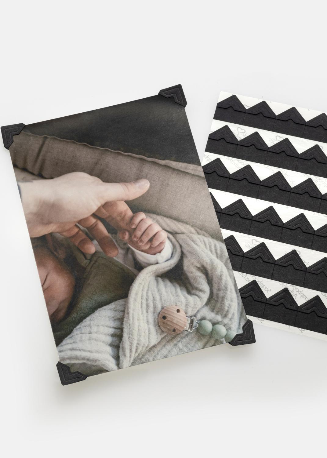 Product Image for 3L Creative Photo Corners Zwart - 108 st