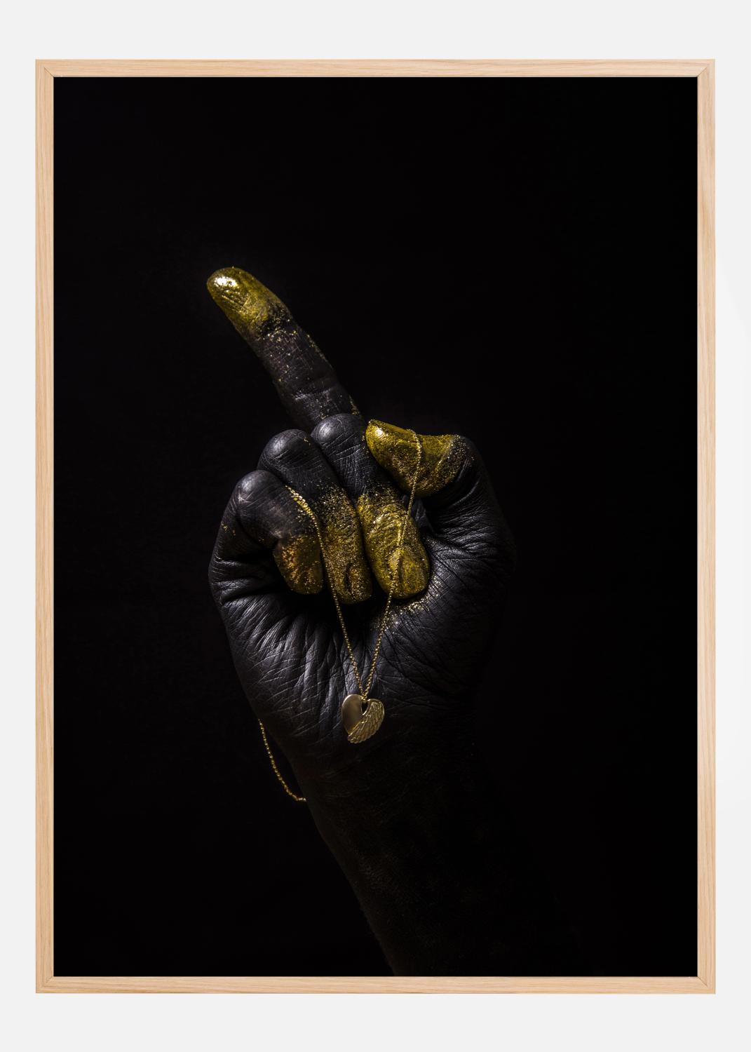 Product Image for Golden Hands V Poster (21x29.7 cm (A4))