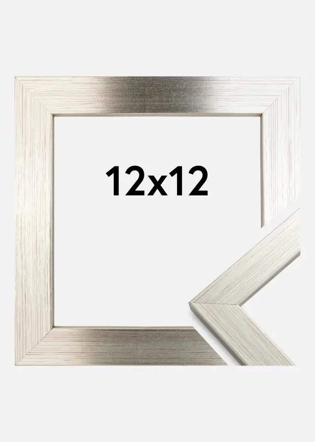 Galleri 1 Fotolijst Silver Wood 12x12 cm