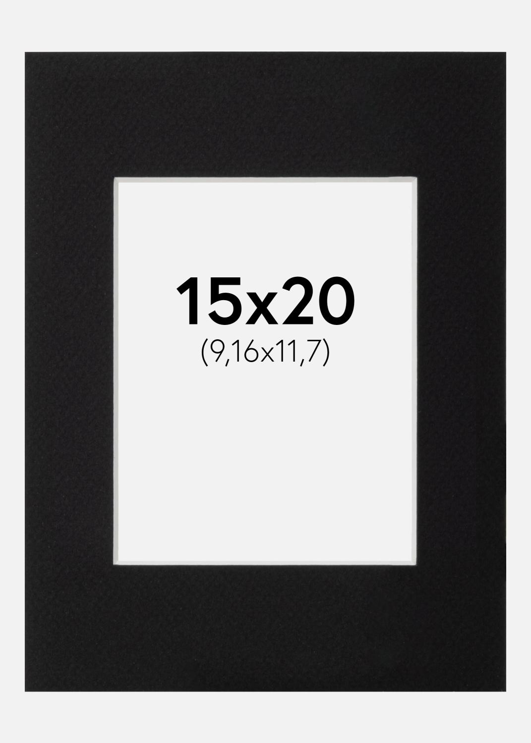 Product Image for Passe-partout Canson Zwart (Witte kern) 15x20 cm (9,16x11,7)
