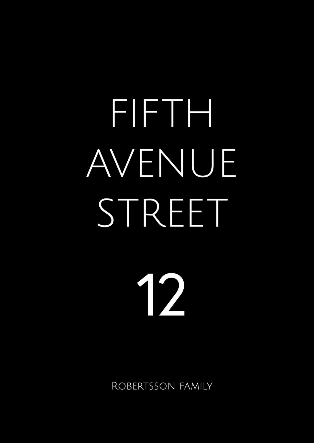 Product Image for Avenue - Black (21x29,7 cm (A4))
