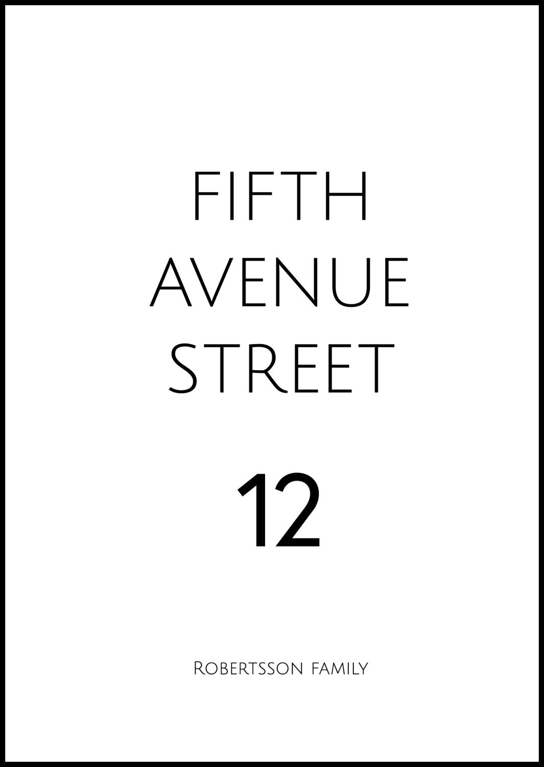 Product Image for Avenue - White (21x29,7 cm (A4))