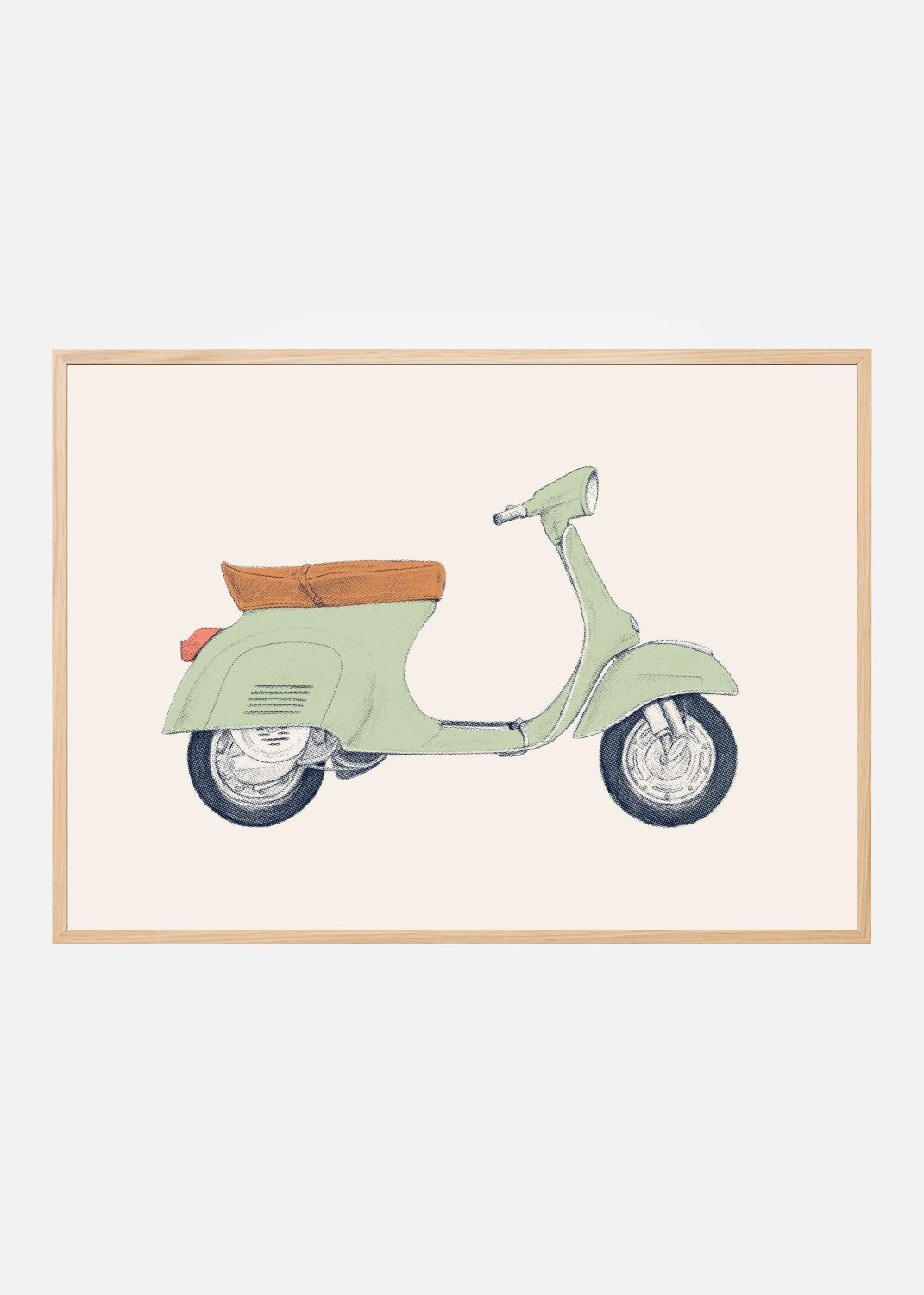 Product Image for Vespa Print Poster (70x100 cm)