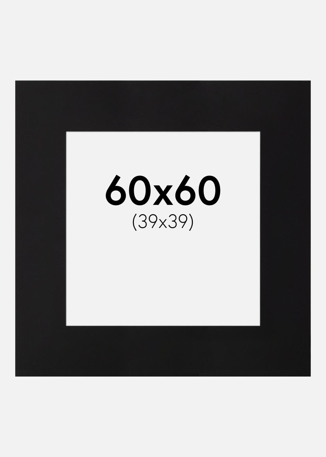 Product Image for Passe-partout XL Zwart Witte Kern) 60x60 cm (39x39)