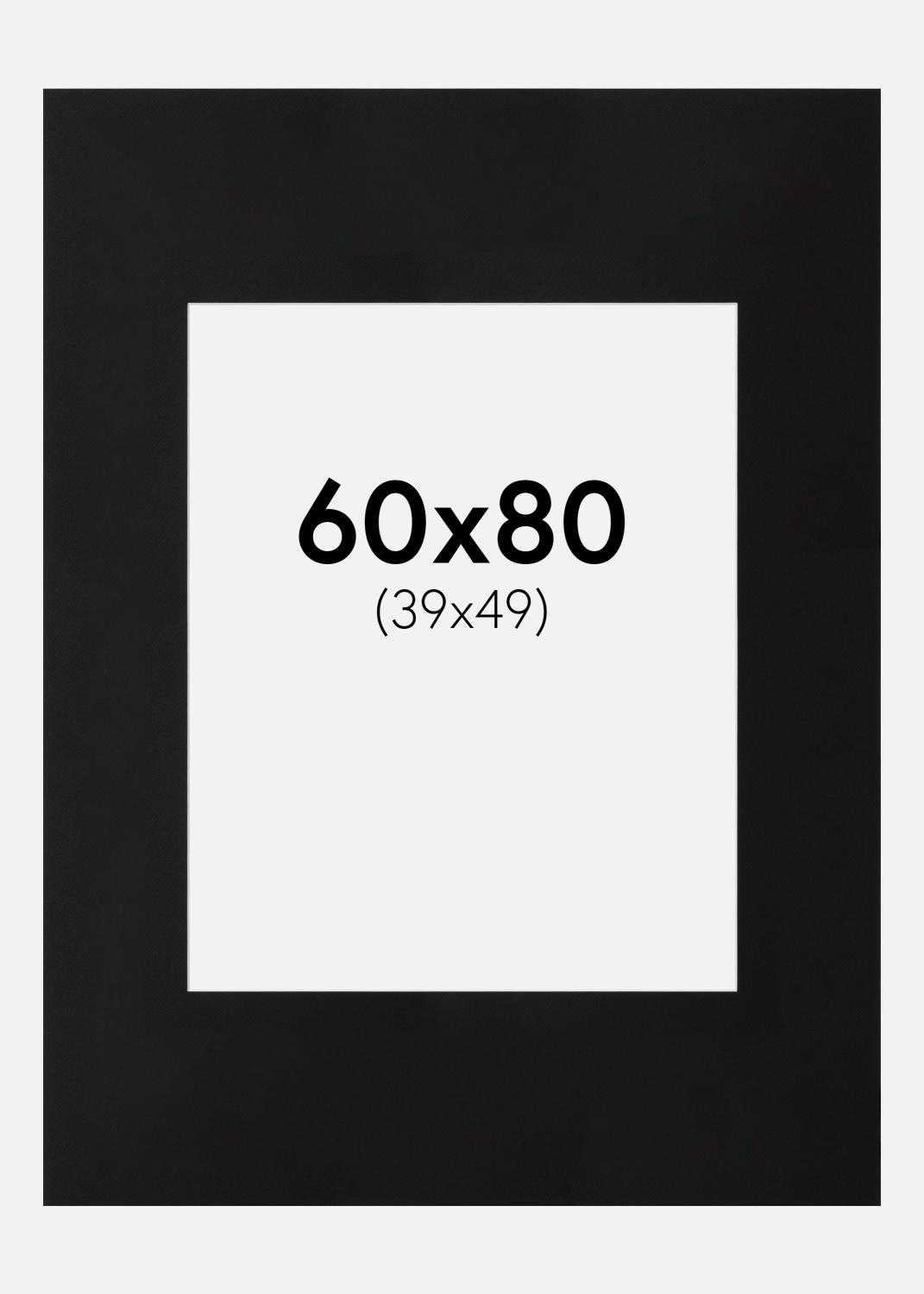 Product Image for Passe-partout XL Zwart Witte Kern) 60x80 cm (39x49)