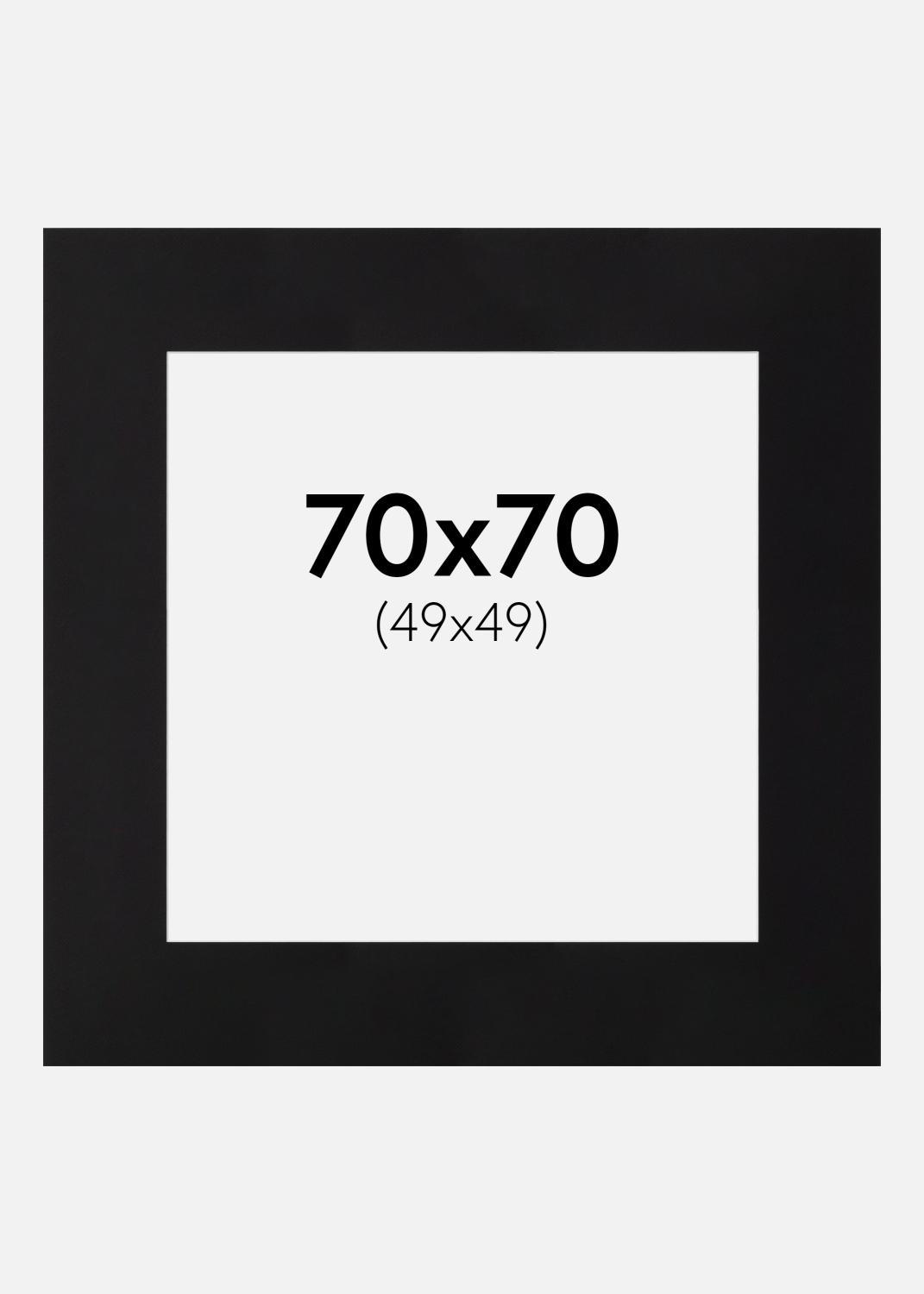 Product Image for Passe-partout XL Zwart Witte Kern) 70x70 cm (49x49)
