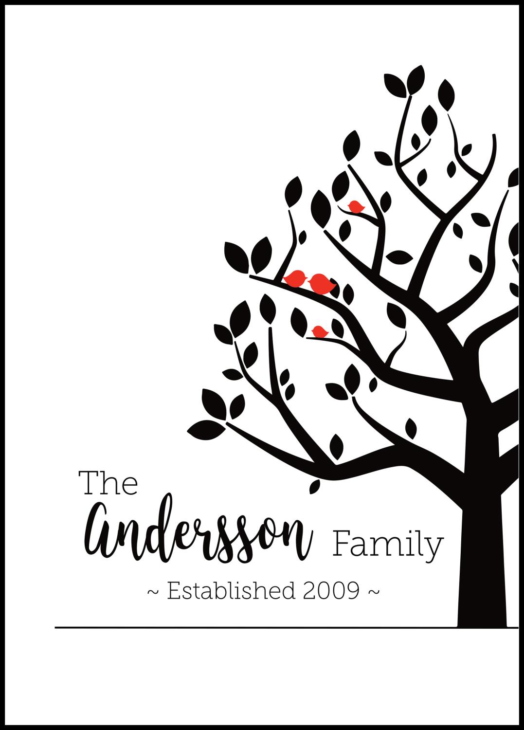 Product Image for Family Tree I (21x29,7 cm (A4))