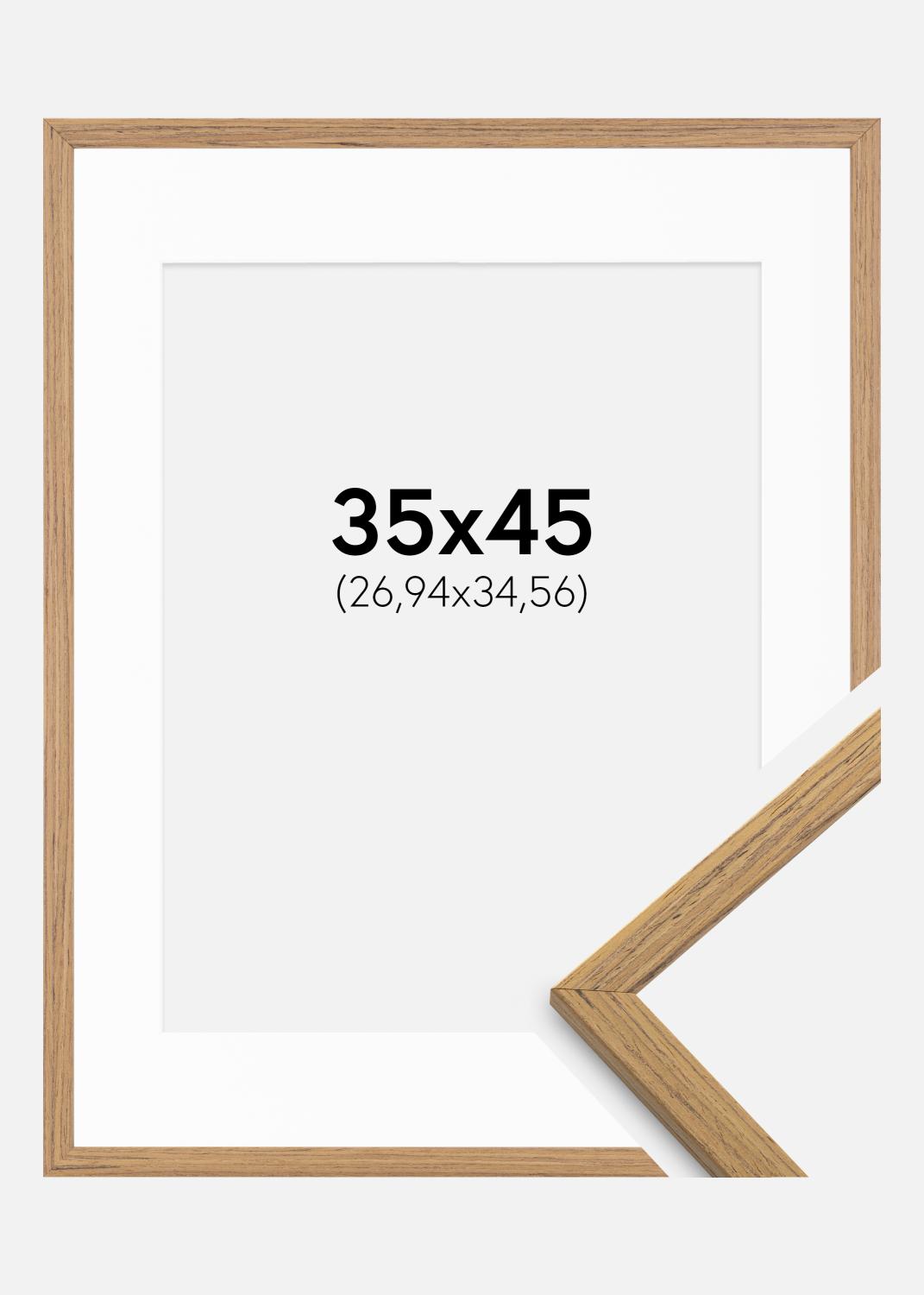 Product Image for Fotolijst Edsbyn Teak 35x45 cm - Passe-partout Wit 11x14 inches
