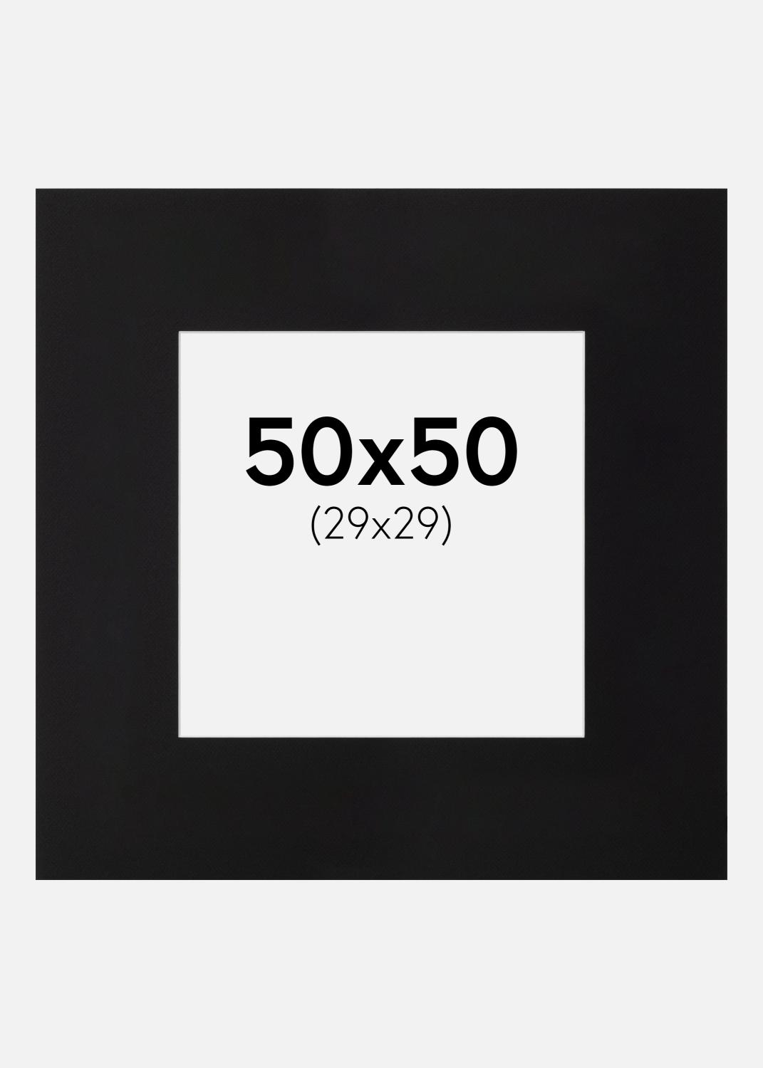 Product Image for Passe-partout  XXL Zwart Witte Kern) 50x50 cm (29x29)