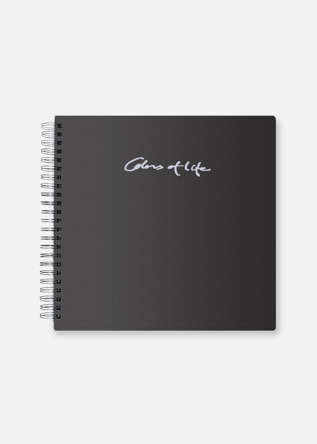 Product Image for Colors of Life Zwart - 30x30 cm (48 zwarte zijden / 24 bladen)