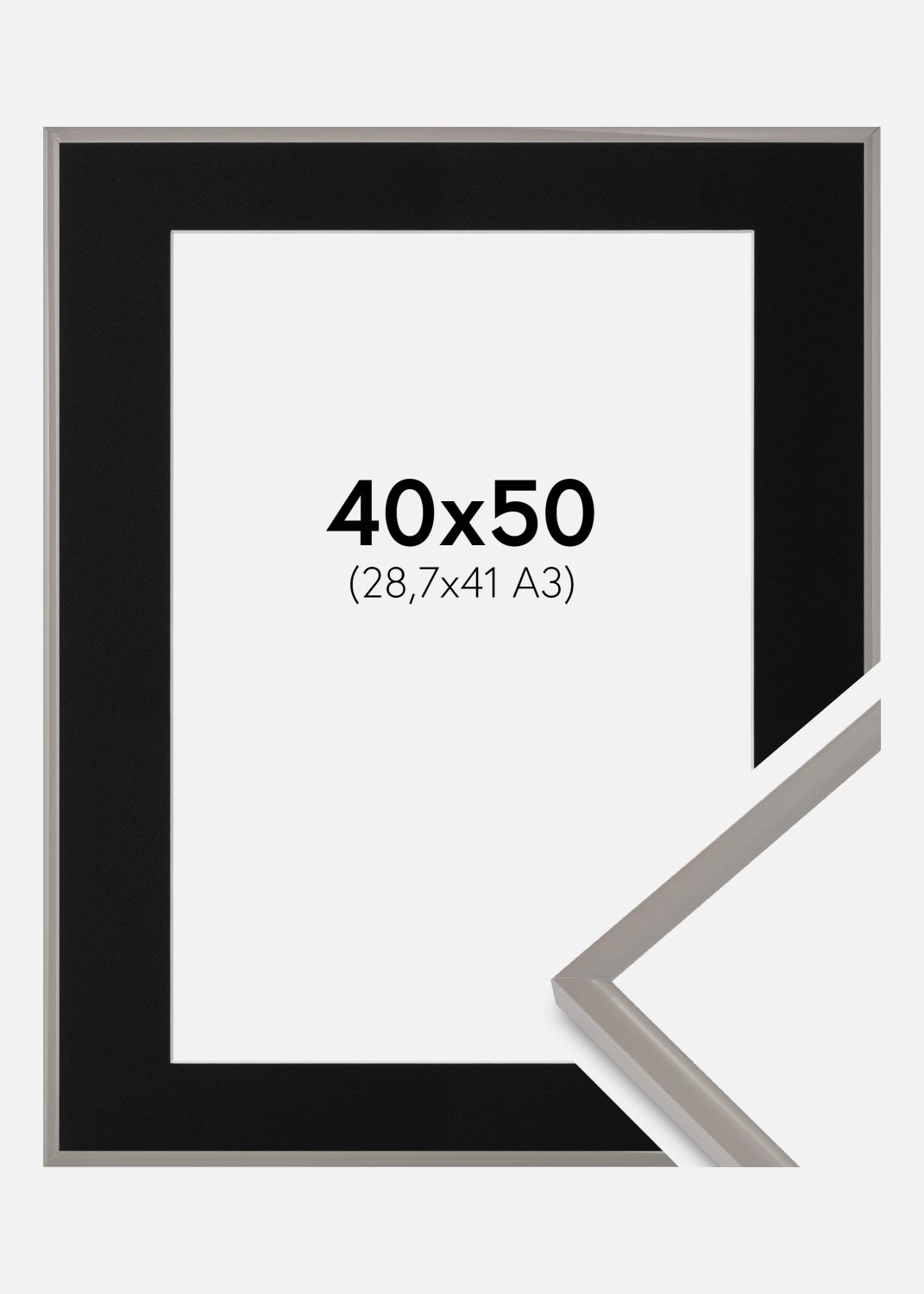 Product Image for Fotolijst New Lifestyle Earth Grey 40x50 cm - Passe-partout Zwart 29,7x42 cm