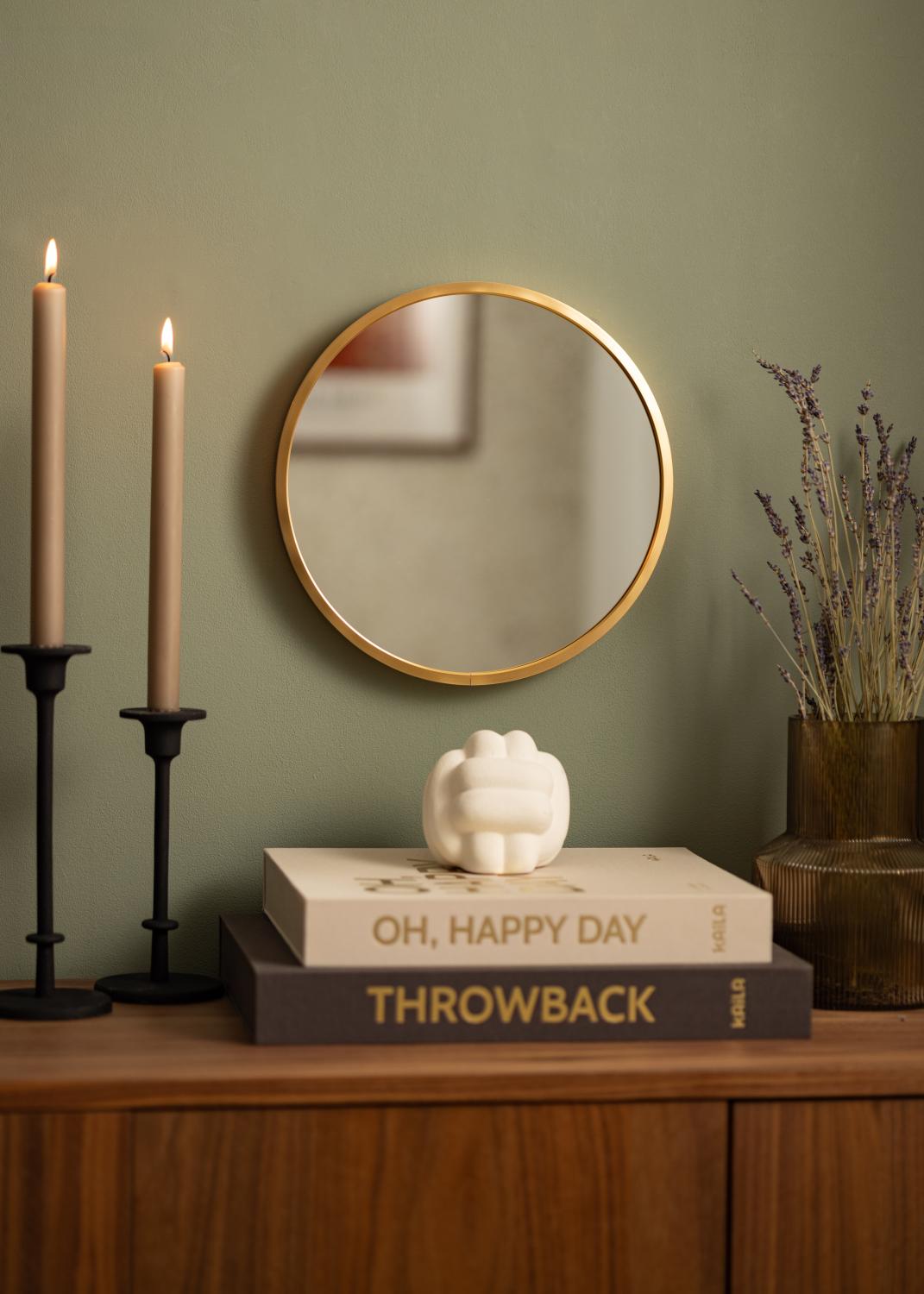 Product Image for KAILA Round Mirror - Edge Gold 30 cm Ø